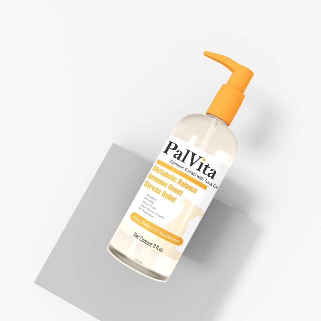 PalVita Dressing Tuna Oil for Pets pump bottle